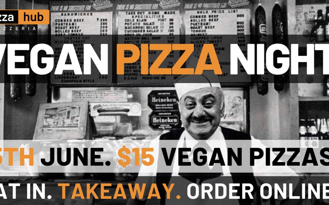 $15 Vegan Pizza All Day
